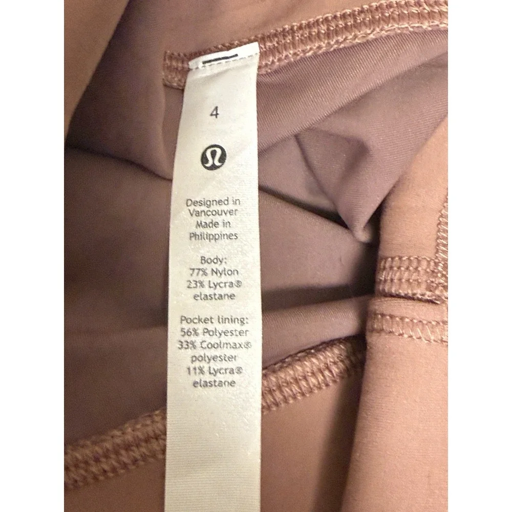Lululemon Wunder Train High Rise Shorts Women's Size 4 Spiced‎ Chai 6